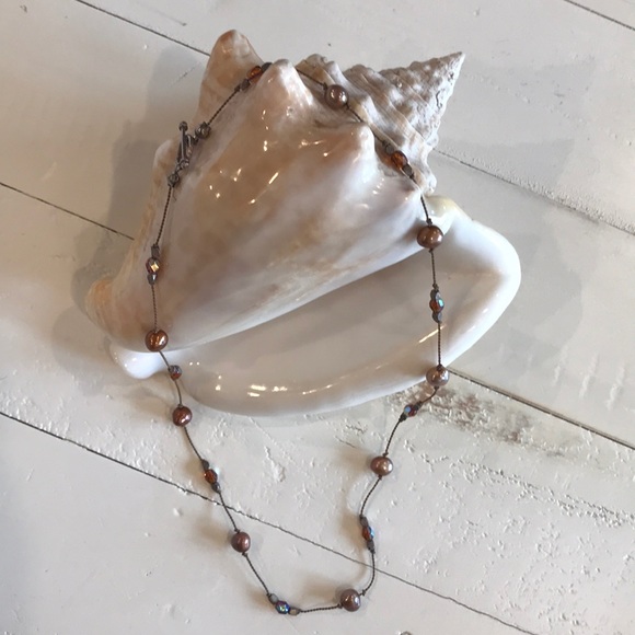 Jewelry - Dainty Faux Pearl Necklace EUC!